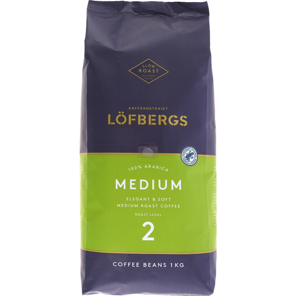 Кофе в зернах «Lofbergs» Medium Roast, 1 кг