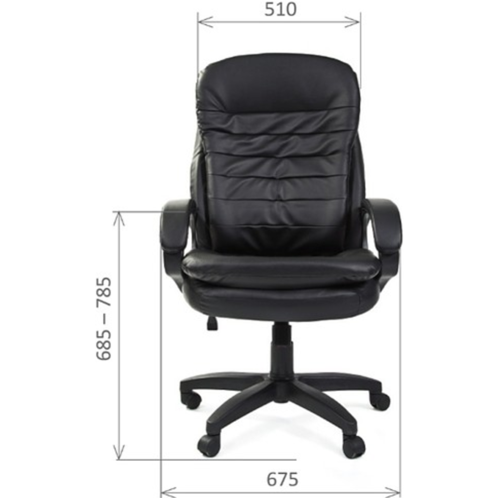 Офисное кресло «Chairman» 795 LT, черный