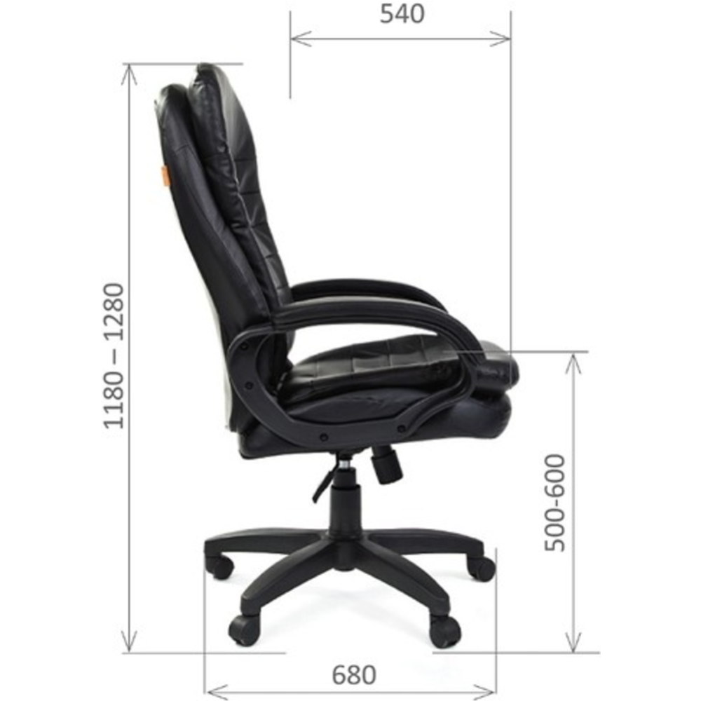 Офисное кресло «Chairman» 795 LT, черный