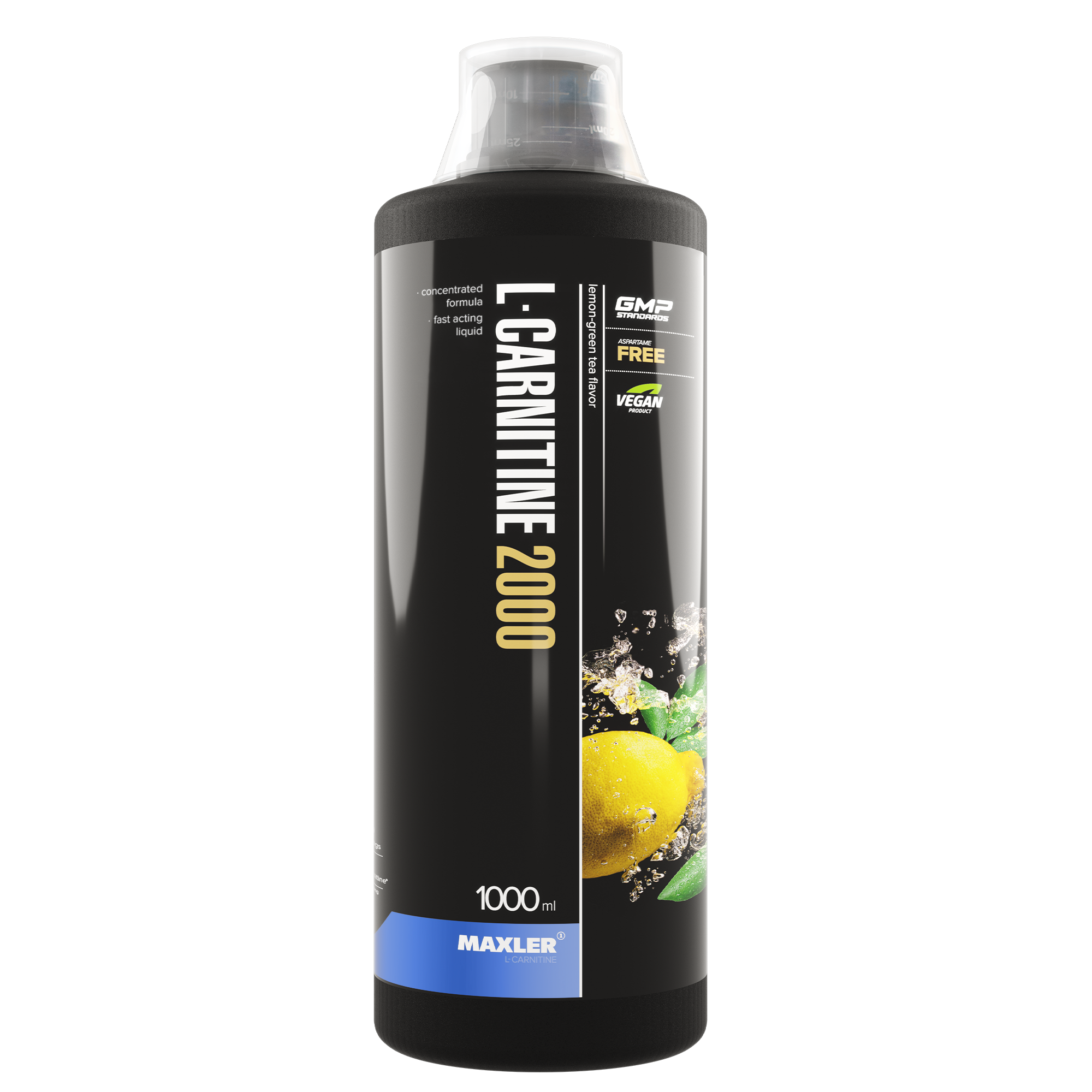 Л-карнитин Maxler L-Carnitine 1000 ml - Lemon Green-Tea