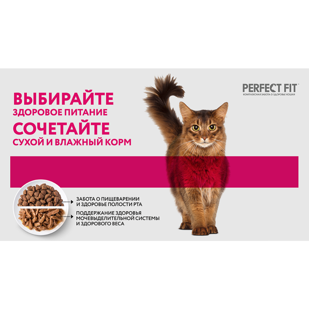 Корм для котят «Perfect Fit» до 12 месяцев, с курицей, 650 г #3