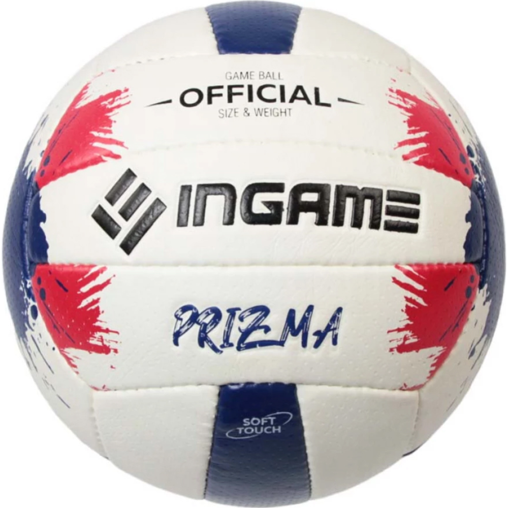Мяч волейбольный «Ingame» Prizma ING-224, белый/красный/синий