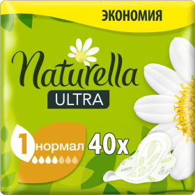 Ги­ги­е­ни­че­ские про­клад­ки «Naturella» Ultra Camomile Normal Quatro, 40 шт