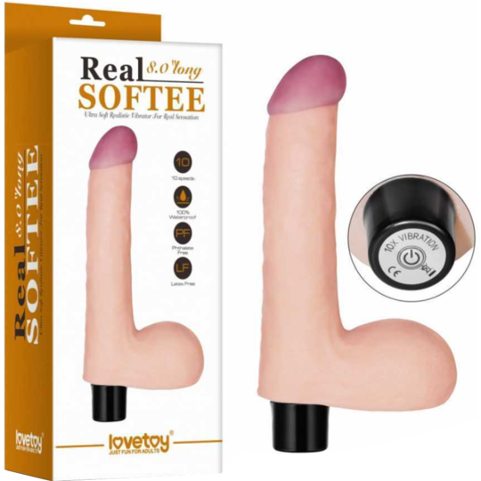 Вибратор «LoveToy» Real Softee, LV0914, 20 см