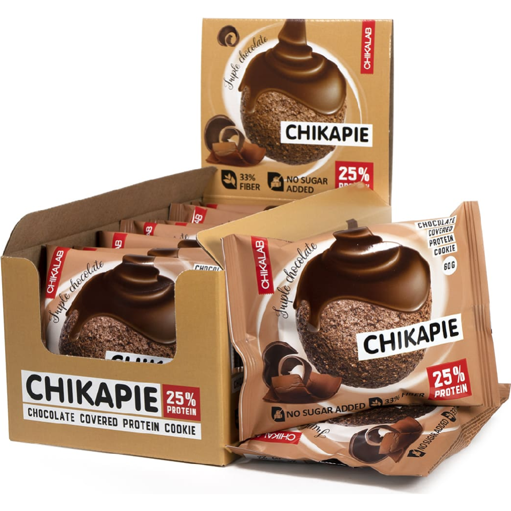 Протеиновое печенье «Chikalab» тройной шоколад, 60 г