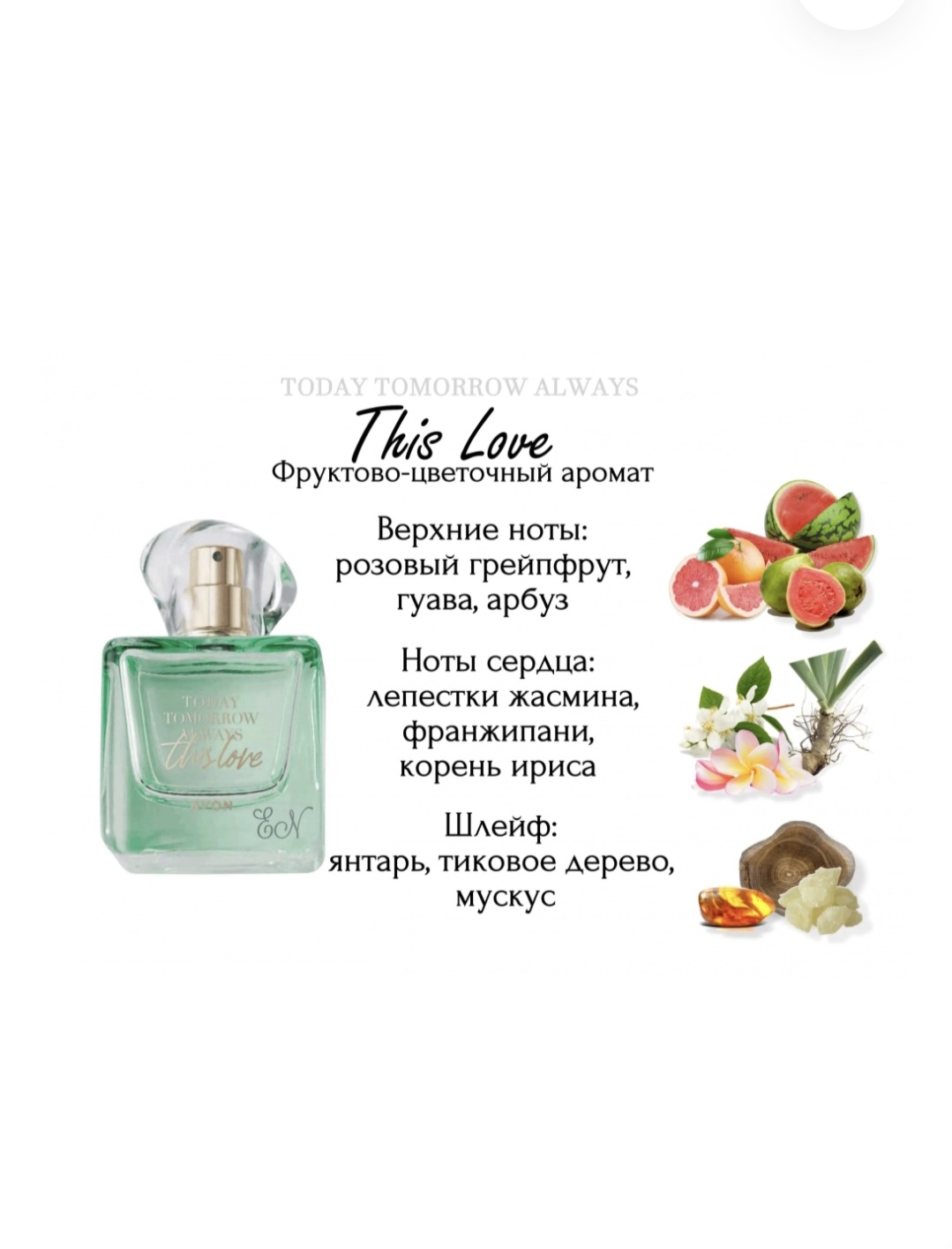 Avon This Love Парфюмерная вода для нее, 100 мл