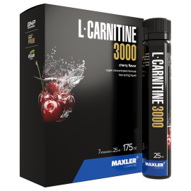 Л-карнитин Maxler L-Carnitine 7x25 ml (3000 mg) - Cherry