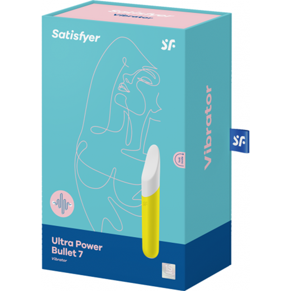 Вибратор «Satisfyer» Ultra Power Bullet 7, 4007700, желтый