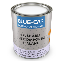 Герметик кузовной полиуретановый шовный BLUE-CAR BRUSHABLE 1 кг под кисть светло серый