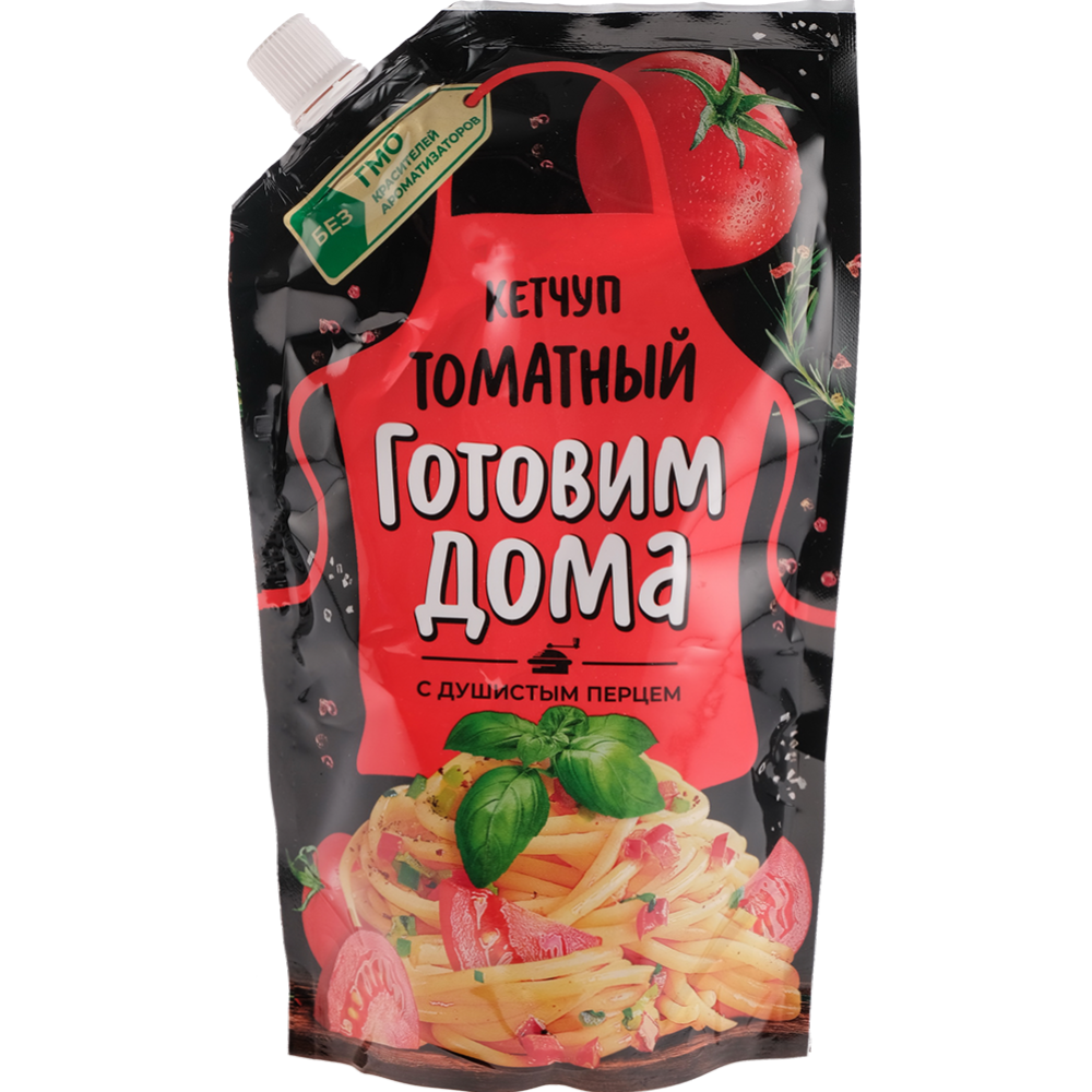 Кетчуп «Готовим дома» томатный с душистым перцем, 400 г #0