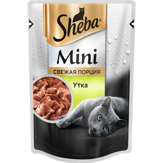 Корм для кошек «Sheba mini» с уткой, 50 г