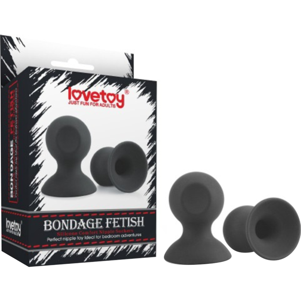Стимулятор «LoveToy» Bondage Fetish Silicone Comfort Nipple Suckers, LV461001