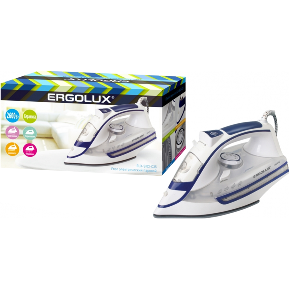 Утюг «Ergolux» ELX-SI03-C35