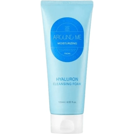 Пенка для умывания «Welcos» Around Me Moisturizing Hyaluron Cleansing Foam, FARDFKMG120, 120 мл