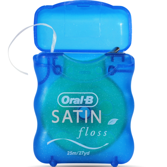 Зубная нить «Oral B» Satin Floss, 25 м