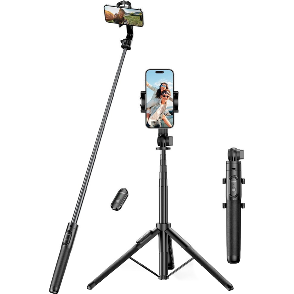 Монопод для селфи «Ugreen» Selfie Stick Tripod Stand LP586, 15062, черный