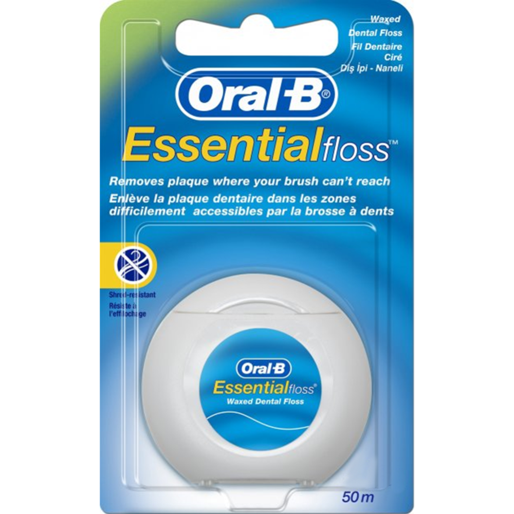 Зубная нить «Oral-B» Essential floss, 50 м #0