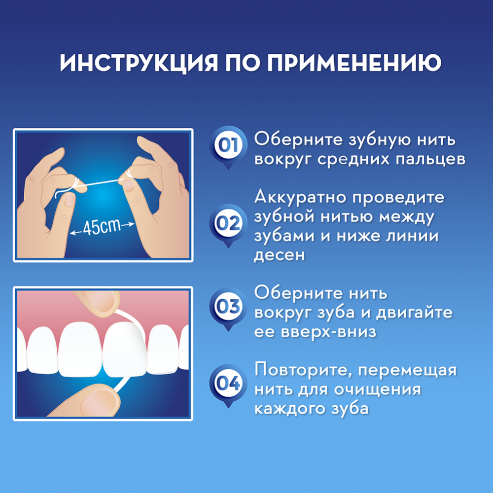 Зубная нить «Oral-B» Essential floss, 50 м #6