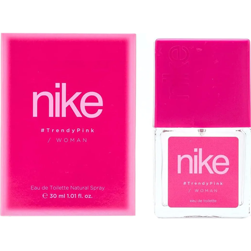 Туалетная вода женская «Nike» #TrendyPink Woman, 30 мл