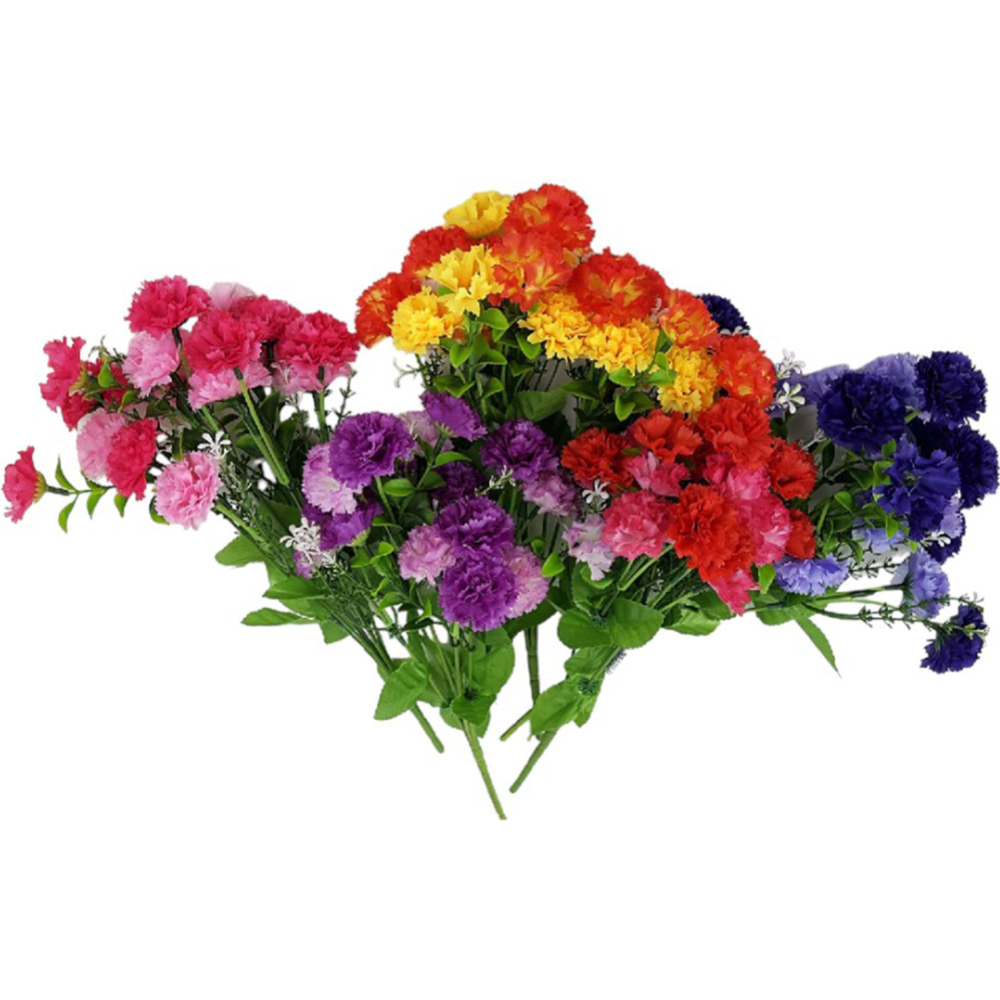 Цветок искусственный «Букет гвоздичек» BY-37-33, 16 цветков, 30 см #0