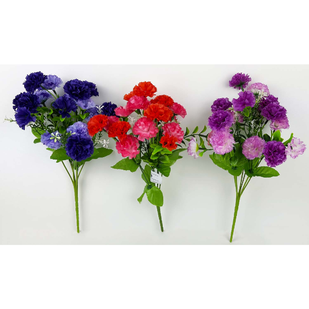 Цветок искусственный «Букет гвоздичек» BY-37-33, 16 цветков, 30 см #2
