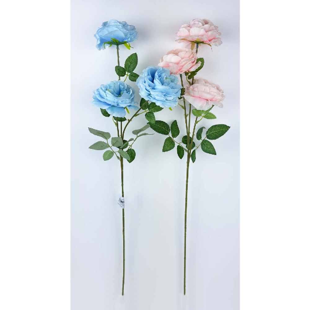 Цветок искусственный «Роза» BY-37-54, 3 цветка, 65 см #3
