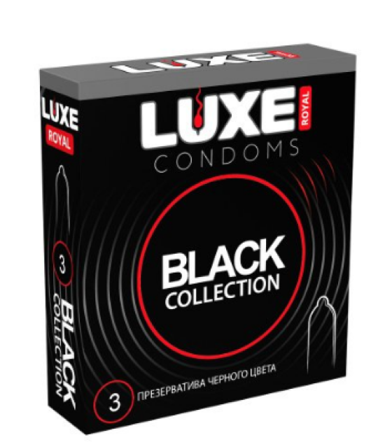 Презервативы "Luxe Royal" BLACK 3х3шт.