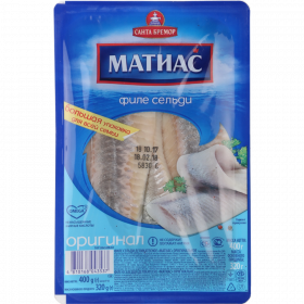 Сельдь «Ма­ти­ас» филе де­ли­ка­тес­ное ори­ги­наль­ное, 400 г