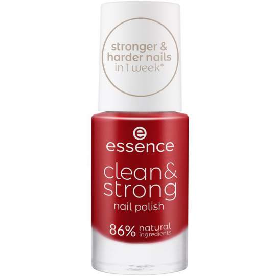 Лак для ногтей «Essence» Clean&Strong, 05 Loud Poppy, 8 мл