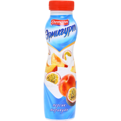 Йо­гурт­ный на­пи­ток «Ehrmann» Эр­ми­гурт, персик-ма­ра­куйя 1.2%, 290 г