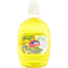 Сред­ство для мытья посуды «Ми­ну­та» лимон, 500 г