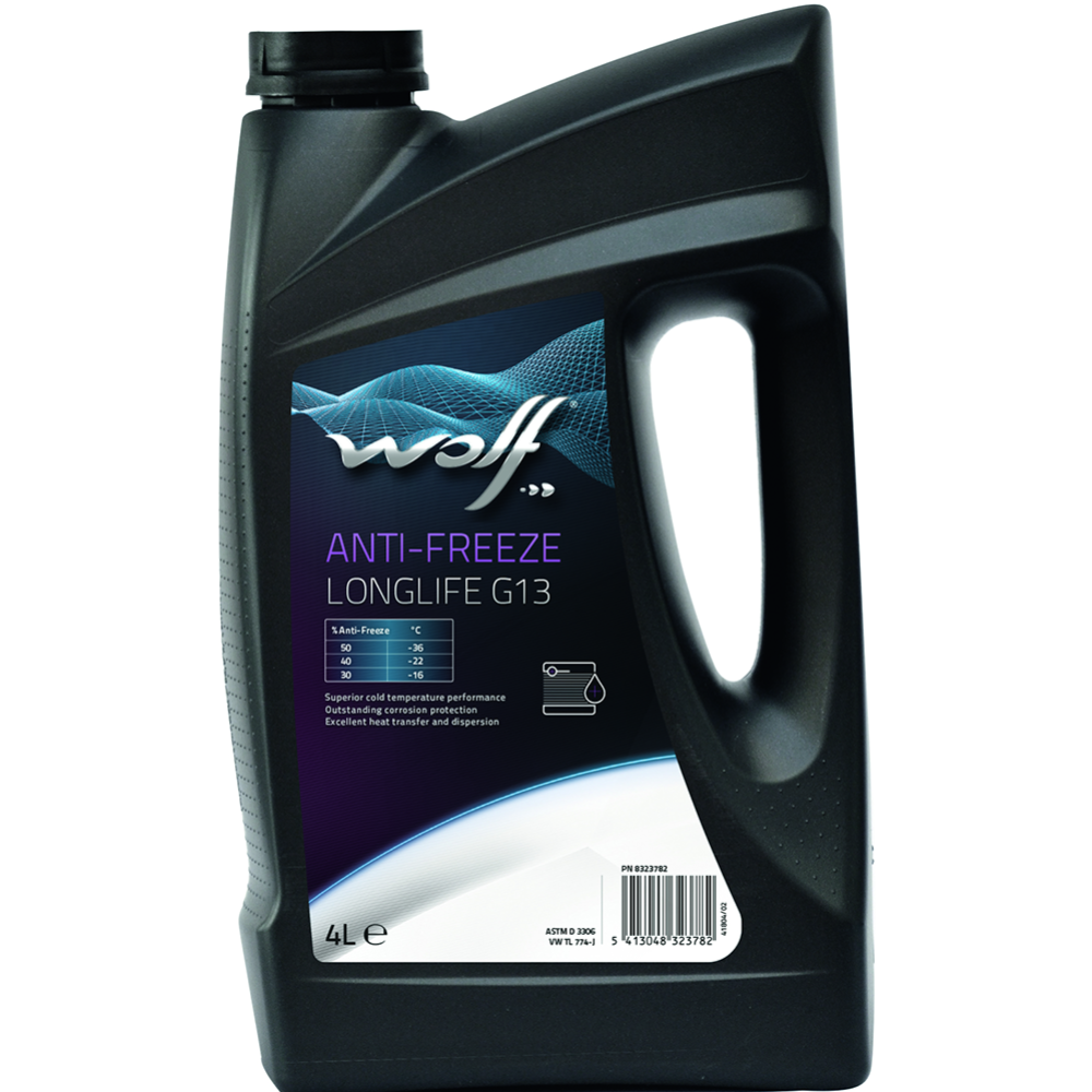 Картинка товара Антифриз «Wolf» G13 Anti-freeze LongLife, красный, 50002/4, 4 л