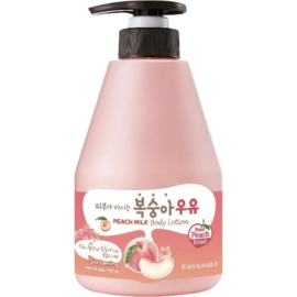 Лосьон для тела «Welcos» Kwailnara Peach Milk Body Lotion, FFFCBLPPE56, 560 мл