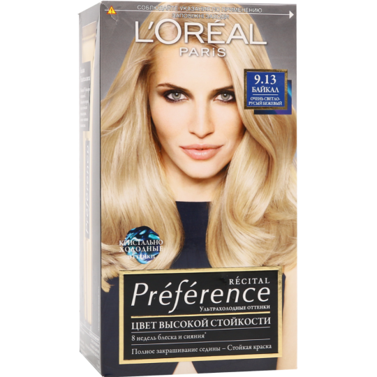 Краска для волос «L'Oreal Paris» Recital Preference, тон 9.13.