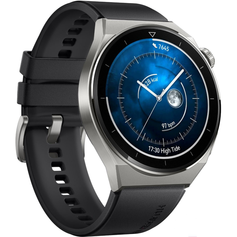Смарт-часы «Huawei» Watch GT 3 Pro ODN-B19, черный каучуковый ремешок #2