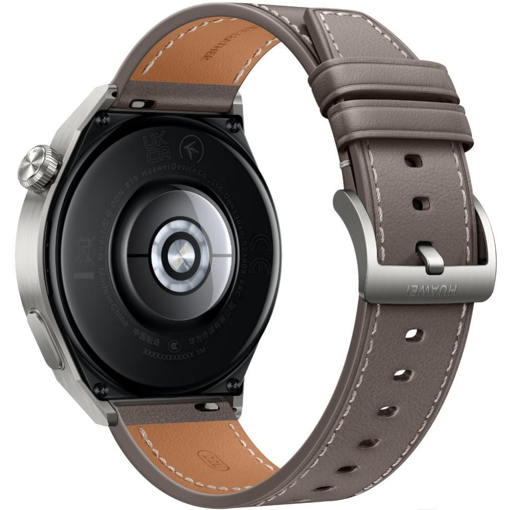 Смарт-часы «Huawei» Watch GT 3 Pro, ODN-B19, серый кожаный ремешок #3