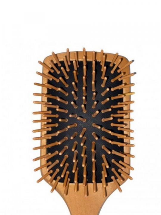 Расческа массажная щетка деревянная натуральная, BR-WW463