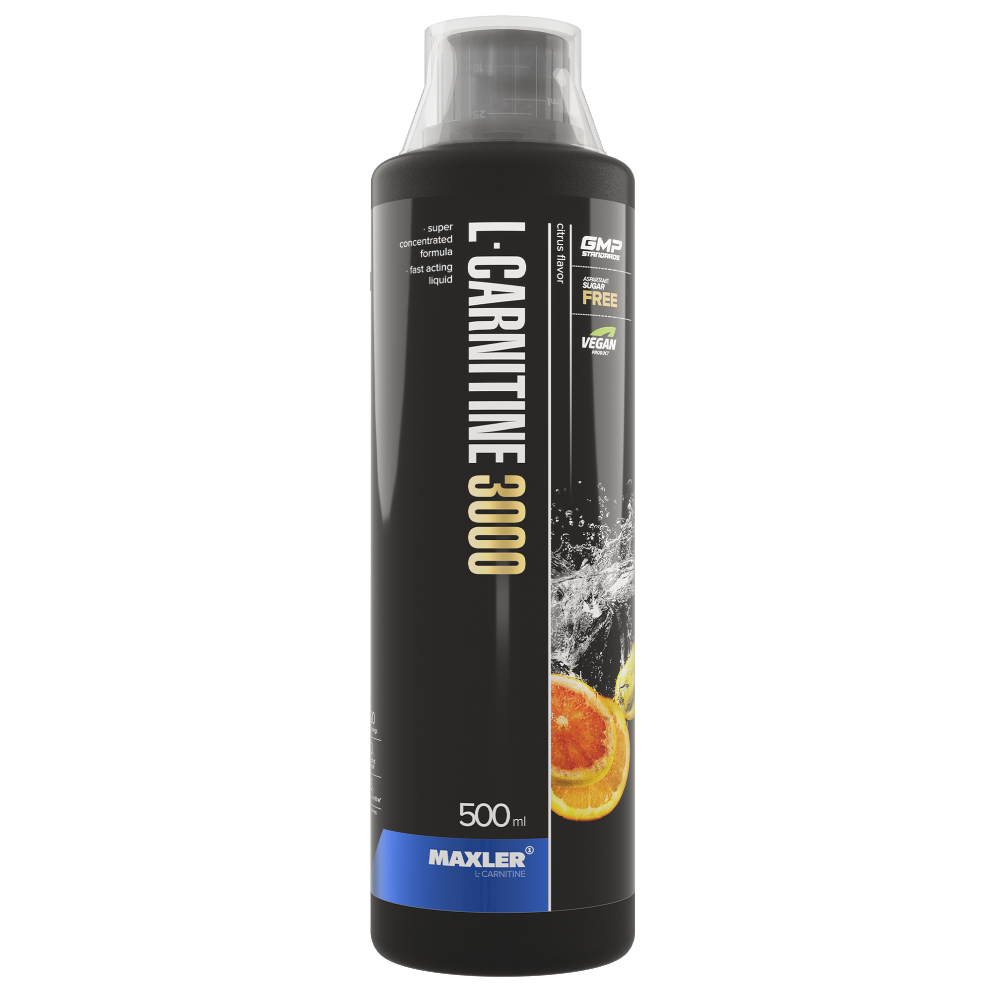 L-карнитин Maxler L-Carnitine 500 ml (3000 mg) - Citrus