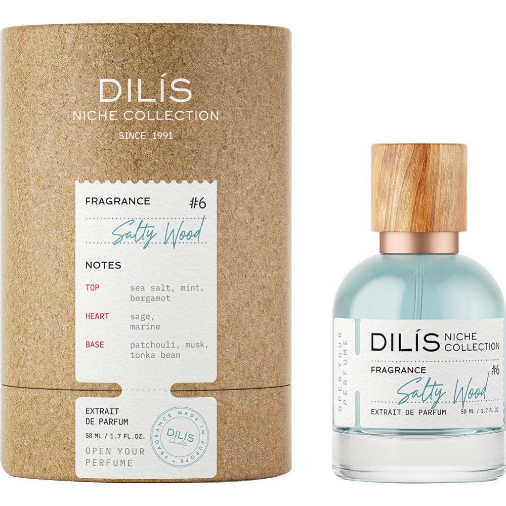 Духи женские «Dilis» Salty Wood, 50 мл