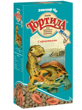 Корм для крупных водных черепах Тортила-Макс 70 г