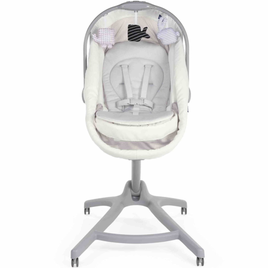 Кроватка-стульчик «Chicco» Baby Hug Air, 4в1, White Snow