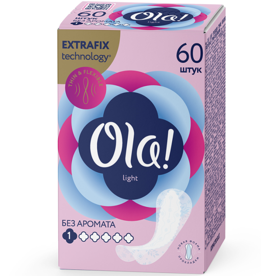 Прокладки ежедневные «Ola!» Light, 60 шт