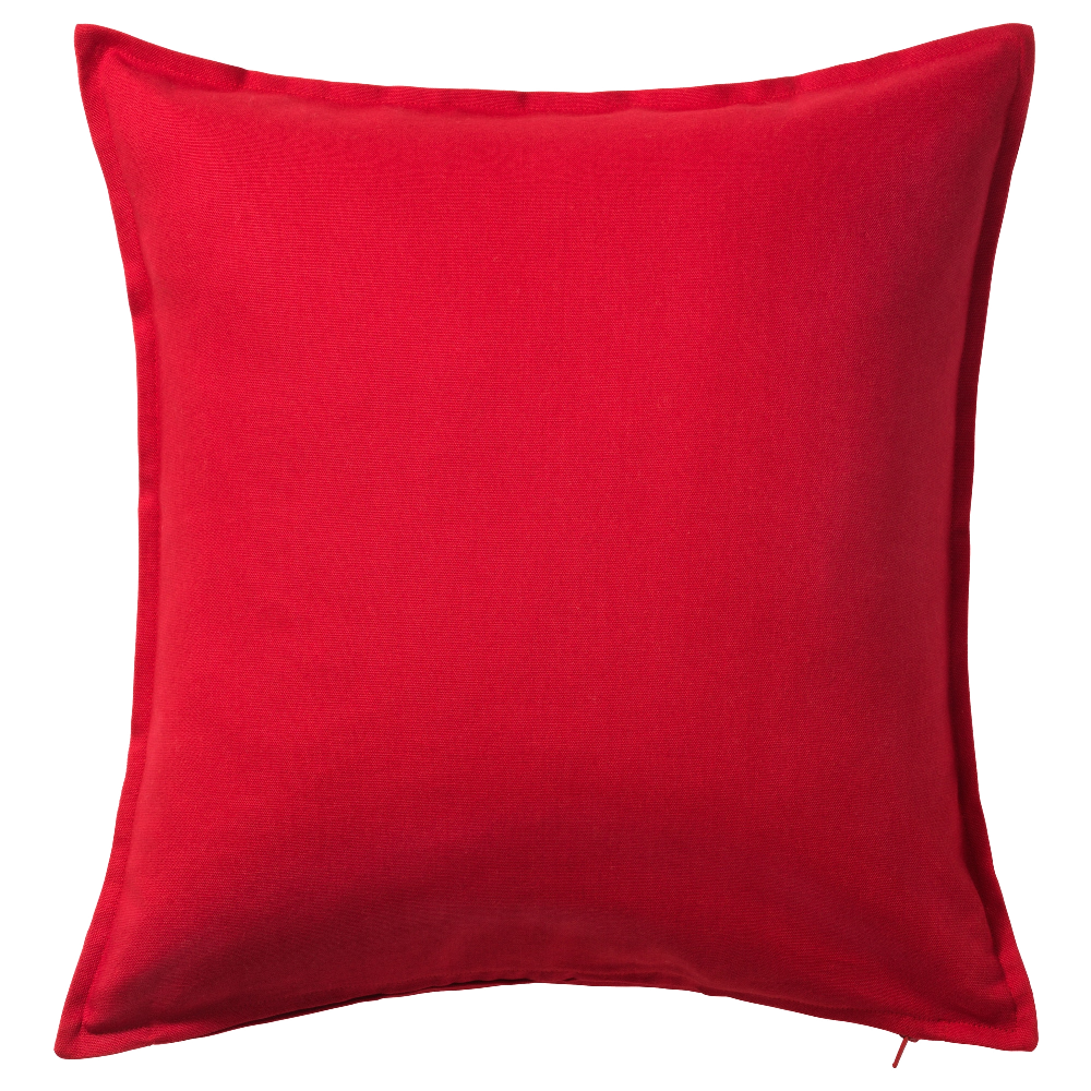 Чехол на подушку «Гурли» красный, 50x50 см