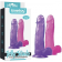 Фаллоимитатор «LoveToy» Jelly Studs Crystal Dildo Small, LV3102 Purple, фиолетовый, 16 см