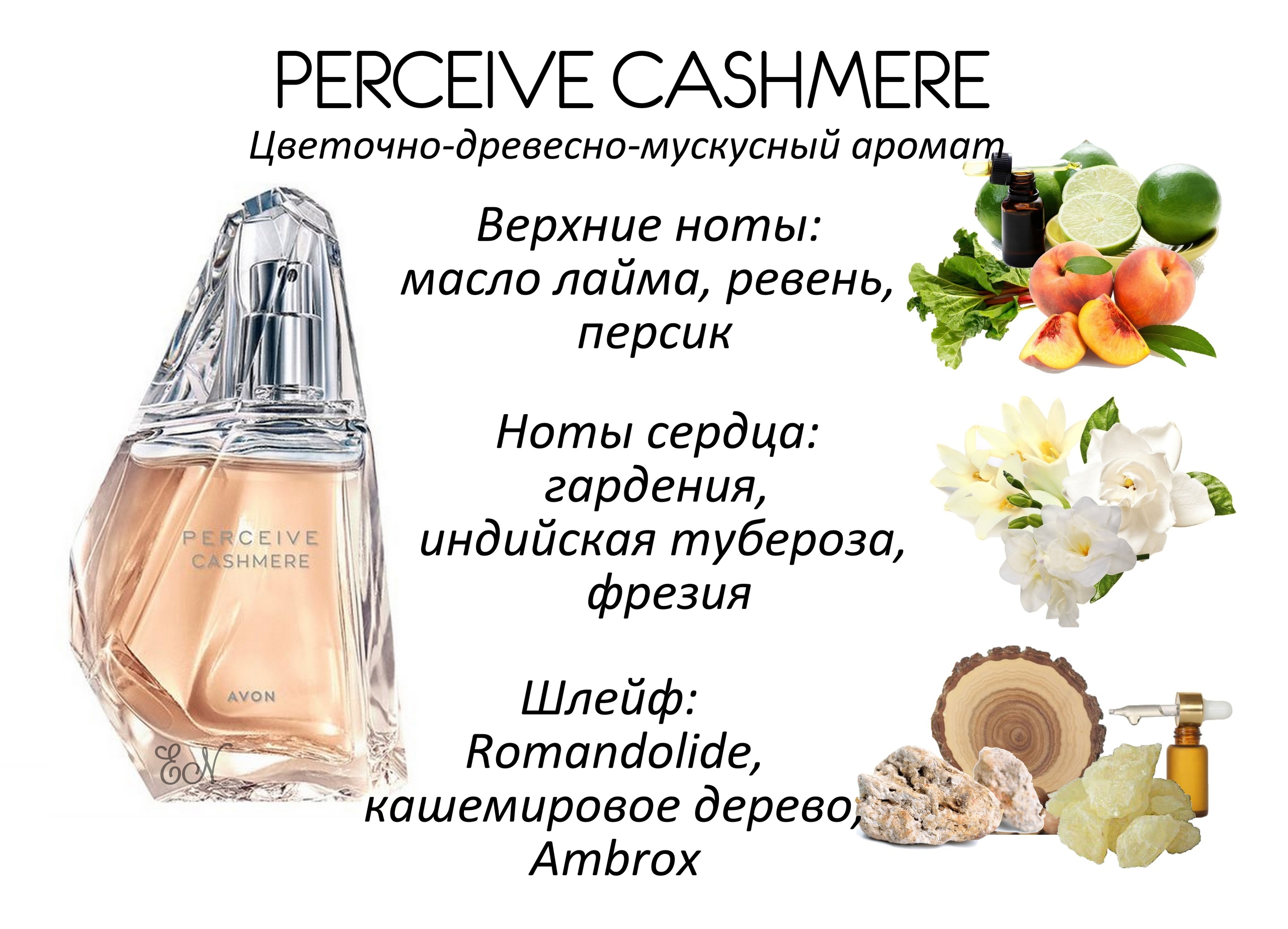 Парфюмерная вода Avon Perceive Сashmere для нее, 50 мл