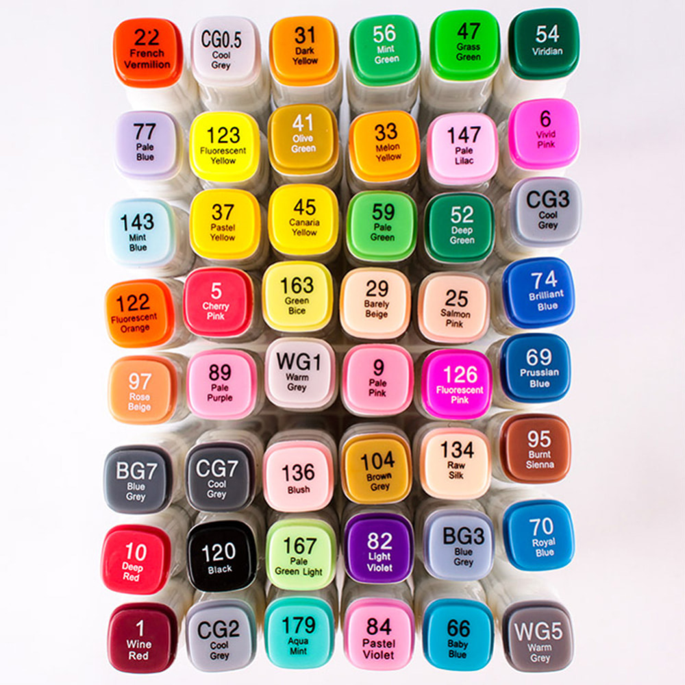 Набор маркеров для скетчинга «Darvish» DV-12963-48, 48 цветов
