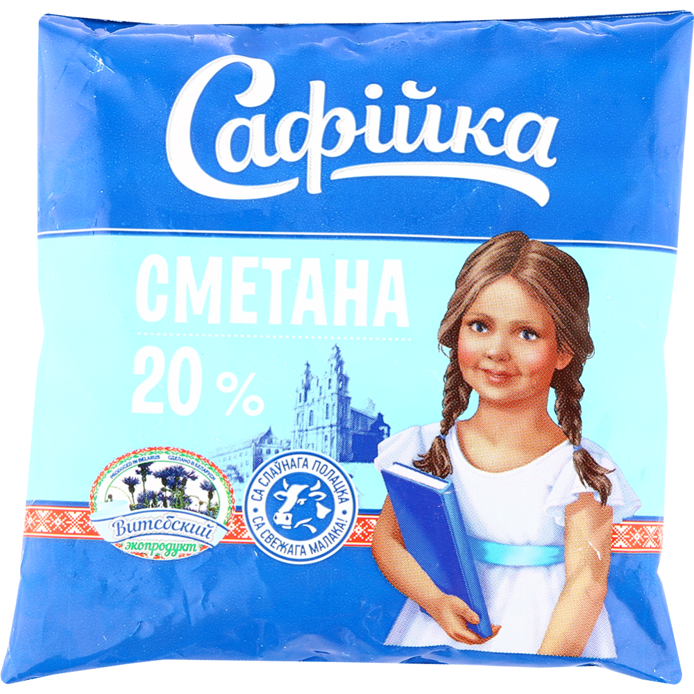 Сметана «Сафийка» 20%, 400 г #0