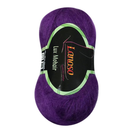 2 мотка пряжи Lux Mohair фиолетовый LuxMoh-611