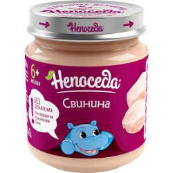 Пюре мясное «Не­по­се­да» из сви­ни­ны, 95 г