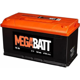 Аккумулятор автомобильный «Mega Batt» Mega Batt 6СТ-90АзЕ рус 670A, 350x175x190, 6СТ-90Аз